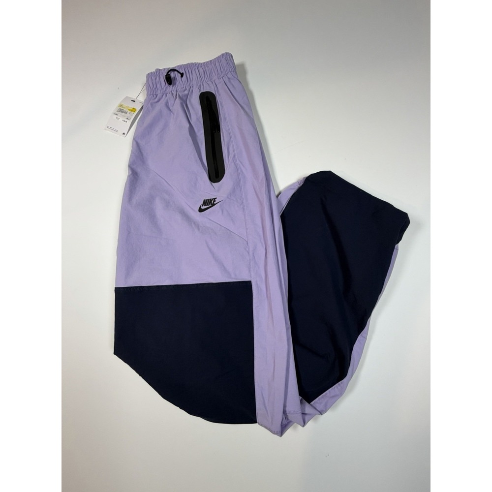 Nike Tech Woven Oversized Pants Hydrangeas Purple Joggers Men Sz S HM7158-515